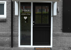 Home voordeursticker