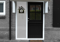 Voordeursticker met huisnummer