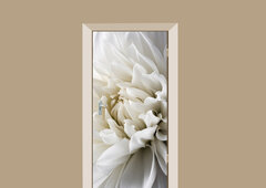deursticker bloemen dahlia