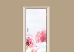 deursticker bloemen hortensia