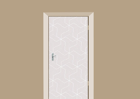deursticker patronen abstract