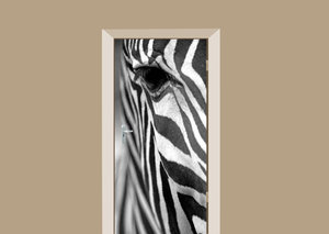 Deursticker zebra