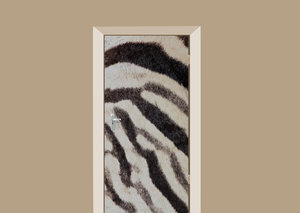 Deursticker zebraprint 