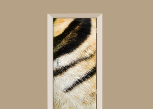 Deursticker tijgerprint