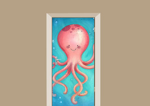 Deursticker octopus