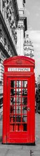 SALE: Deursticker telefooncel Londen 50x205cm (BxL)
