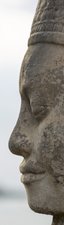 SALE: Deursticker Boedha close up  45x215cm (BxL)