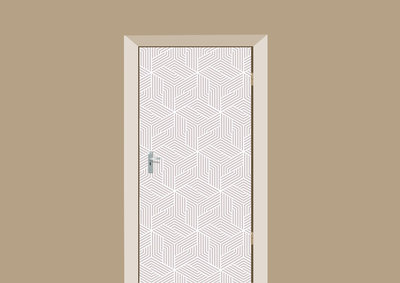 deursticker patronen abstract